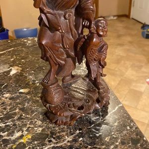 Japanese fishermen statue